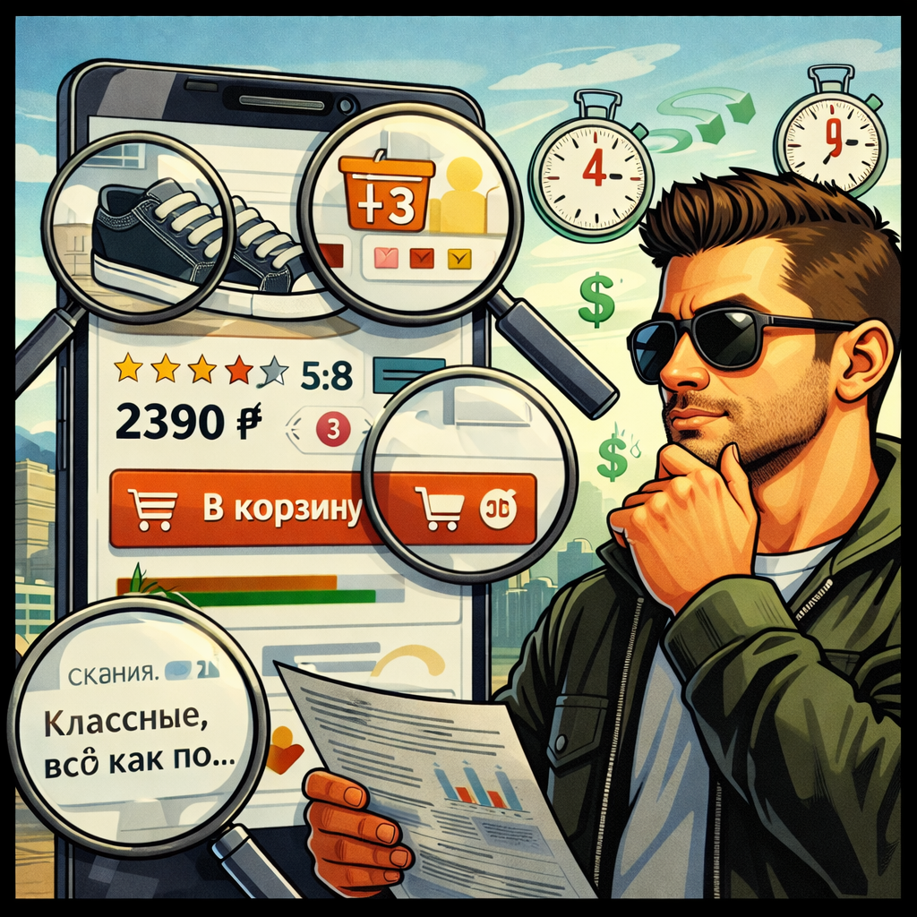 Как покупатель реально смотрит карточку товара на ВБ?